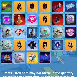 🌌 Fortnite Twitch Drops ✅ King's League [Total 28 Items]