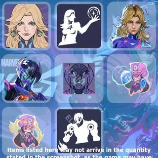 🌐 Marvel Rivals Twitch Drops ❤️ Season 6 Twitch Drops ZLHX [Total 8 Items]