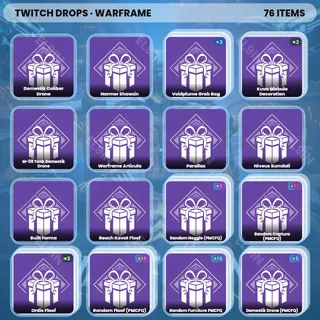 ⚡️ Warframe Twitch Drops 💜 Emisión Tenno #350 Raid [Total 76 Items]