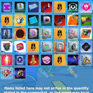💎 Fortnite Twitch Drops 🧨 King's League [Total 37 Items]
