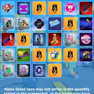 ✅ Fortnite Twitch Drops 👑 King's League [Total 28 Items]
