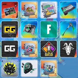 👑 Fortnite Twitch Drops 🧙‍♂️ Go Goated!  [Total 15 Items]
