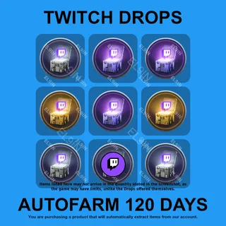 ✪💎【Escape from Tarkov】Twitch Drops ✪ Automatic farming 120 days