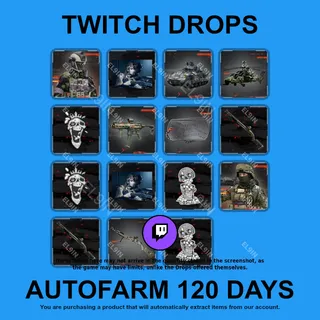 ✪✅【BATTLEFIELD 6】Twitch Drops ✪ Automatic farming 120 days