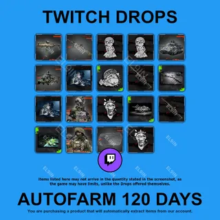✪❤️【BATTLEFIELD 6】Twitch Drops ✪ Automatic farming 120 days