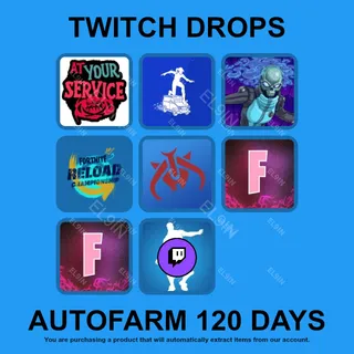 ✪🧙‍♂️【Fortnite】Twitch Drops ✪ Automatic farming 120 days