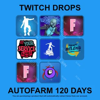 ✪⚡️【Fortnite】Twitch Drops ✪ Automatic farming 120 days