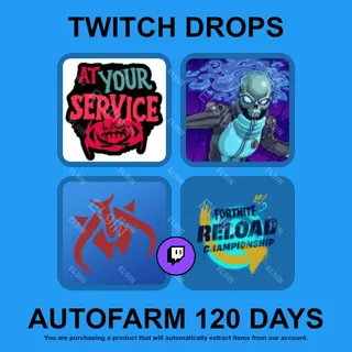 ✪🧨【Fortnite】Twitch Drops ✪ Automatic farming 120 days