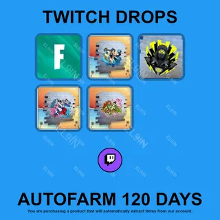 ✪🌌【Fortnite】Twitch Drops ✪ Automatic farming 120 days