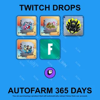 ✪🌐【Fortnite】Twitch Drops ✪ Automatic farming 365 days