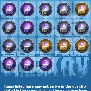 ⚡️ Escape from Tarkov ⚡️ Twitch Drops 👑 Winter Drops 2025 day 14 [Total 18 Items]