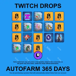 ✪💜【Fortnite】Twitch Drops ✪ Automatic farming 365 days
