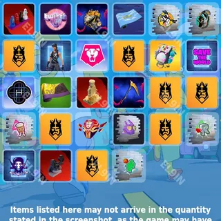 🌌 Fortnite Twitch Drops 🌐 King's League [Total 28 Items]