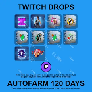 ✪🧨【Fortnite】Twitch Drops ✪ Automatic farming 120 days