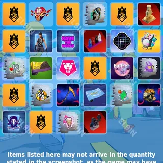 ❤️ Fortnite Twitch Drops 🌌 King's League [Total 28 Items]