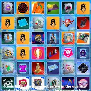 🌐 Fortnite Twitch Drops 🧨 King's League [Total 36 Items]