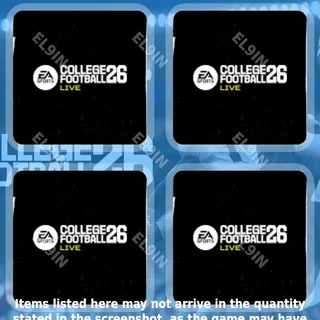 💜 EA Sports College Football 26 Twitch Drops 🌌 CFB Live [Total 4 Items]