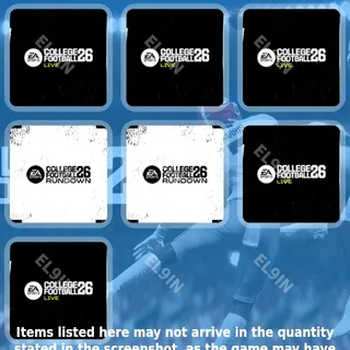 💜 EA Sports College Football 26 ❤️ Twitch Drops 💎 SOTS Open Directory [Total 7 Items]