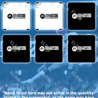🧨 EA Sports College Football 26 Twitch Drops 💎 CFB Live [Total 6 Items]