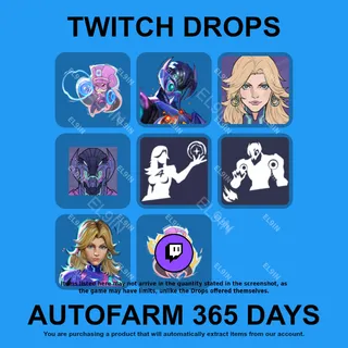 ✪👑【Marvel Rivals】Twitch Drops ✪ Automatic farming 365 days