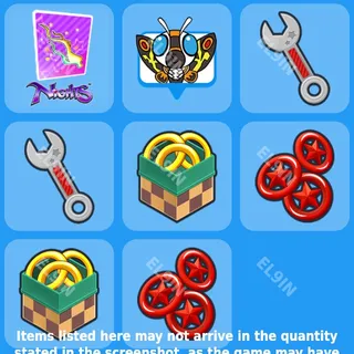 ⚡️ Sonic Rumble Twitch Drops 🌌 Crossover Drops 2 [Total 8 Items]