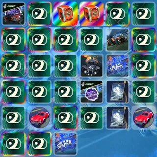🌐 Rocket League Twitch Drops 👑 RLCS 2v2 [Total 33 Items]