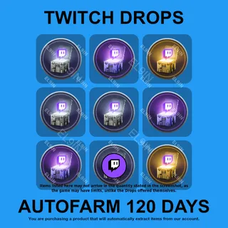 ✪💎【Escape from Tarkov】Twitch Drops ✪ Automatic farming 120 days