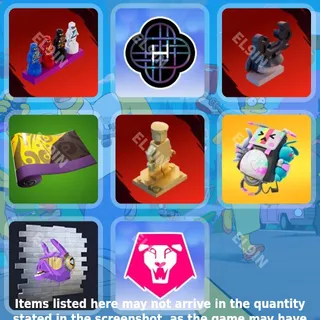 🧨 Fortnite Twitch Drops 👑 Fortnite x KPDH  [Total 8 Items]