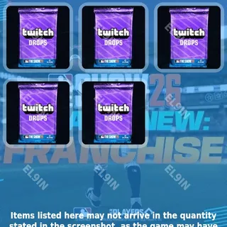 💜 MLB The Show 26 Twitch Drops 💜 Feature Premiere [Total 5 Items]