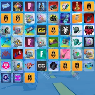 ❤️ Fortnite Twitch Drops 💜 Ironmouse x Fortnite  [Total 51 Items]
