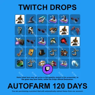 ✪❤️【Guild Wars 2】Twitch Drops ✪ Automatic farming 120 days