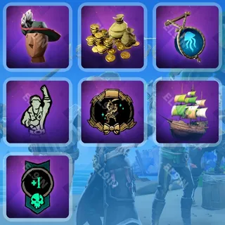 💎 Sea of Thieves Twitch Drops ❤️ Season 20 Drops 3 [Total 7 Items]