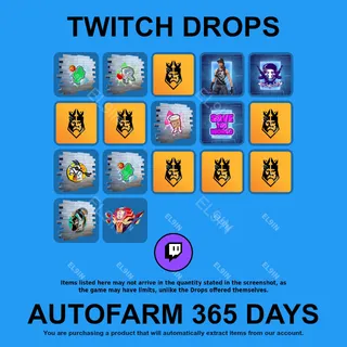 ✪👑【Fortnite】Twitch Drops ✪ Automatic farming 365 days