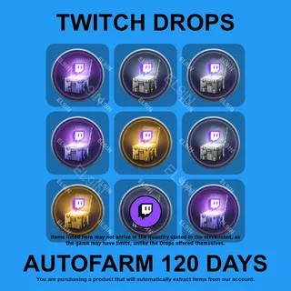 ✪💎【Escape from Tarkov】Twitch Drops ✪ Automatic farming 120 days