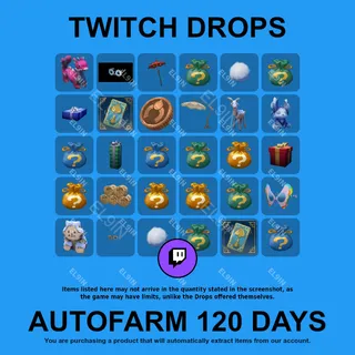 ✪👑【Palia】Twitch Drops ✪ Automatic farming 120 days