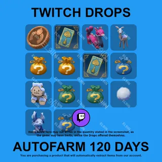 ✪❤️【Palia】Twitch Drops ✪ Automatic farming 120 days