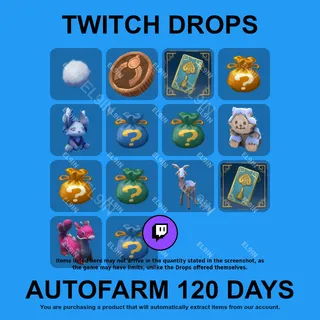 ✪✅【Palia】Twitch Drops ✪ Automatic farming 120 days