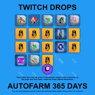 ✪⚡️【Fortnite】Twitch Drops ✪ Automatic farming 365 days