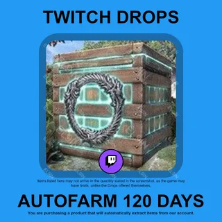 ✪🧨【The Elder Scrolls Online】Twitch Drops ✪ Automatic farming 120 days