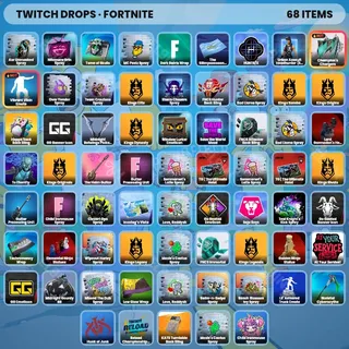 🧙‍♂️ Fortnite Twitch Drops ⚡️ Mobile Championship Day 2 [Total 68 Items]