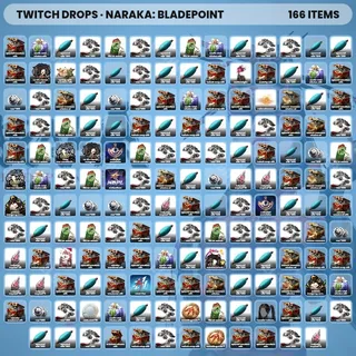 ⚡️ NARAKA: BLADEPOINT Twitch Drops ⚡️ JS2 Weekly 10.26 [Total 166 Items]