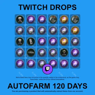 ✪💜【Escape from Tarkov】Twitch Drops ✪ Automatic farming 120 days