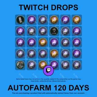 ✪👑【Escape from Tarkov】Twitch Drops ✪ Automatic farming 120 days