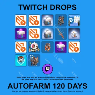 ✪💜【Overwatch 2】Twitch Drops ✪ Automatic farming 120 days