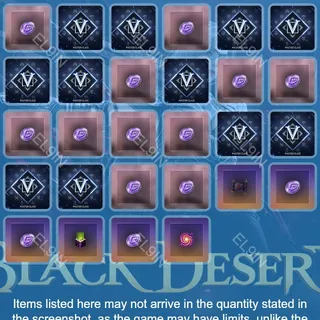 🌐 Black Desert 🌌 Twitch Drops 🧨 8 Days to Calpheon B. [Total 28 Items]