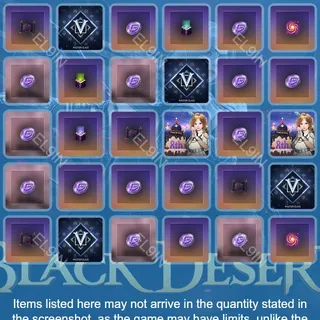 🌐 Black Desert 🌌 Twitch Drops ❤️ 3 Days to Calpheon B. [Total 30 Items]