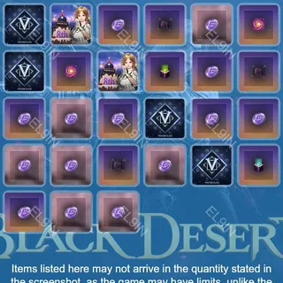 🌌 Black Desert 🧨 Twitch Drops 🧙‍♂️ 4 Days to Calpheon B. [Total 27 Items]