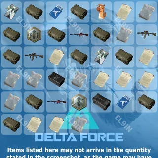 🌌 Delta Force Twitch Drops 🌐 Red Days Drops - D4 [Total 39 Items]