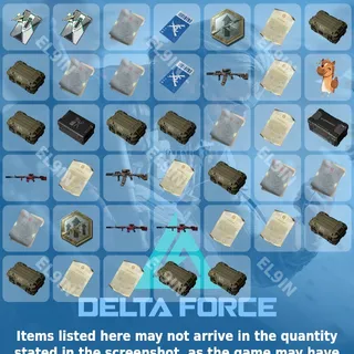 ❤️ Delta Force Twitch Drops ❤️ Red Days Drops - D9 [Total 40 Items]