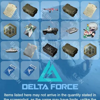 🌌 Delta Force 🧨 Twitch Drops 🧙‍♂️ Season Ahsarah Weekend [Total 17 Items]